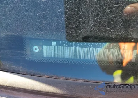 2006 Pontiac Solstice z USA, uszkodzony, nr VIN 1G2MB33B66Y000402